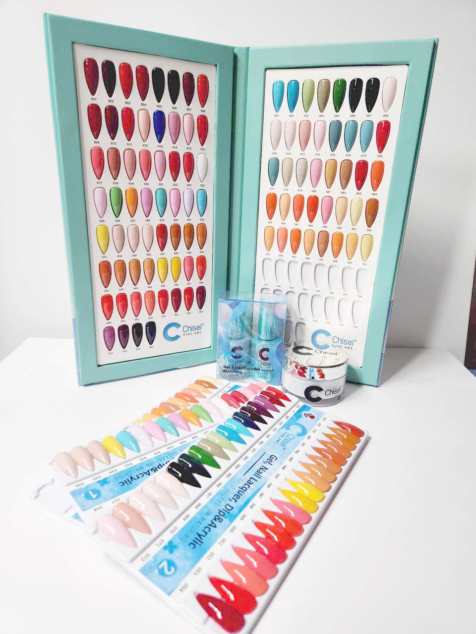 Chisel 3in1 - 100 Colors Solid 1 to 100 FREE Sample Tip + Free 1 Color Book + Set Ms Paint 24 Colors + Dnd cordless led lamp