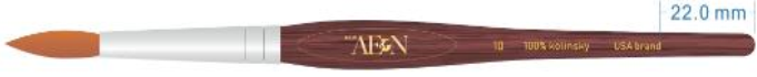Aeon Kolinsky Acrylic Nail Brush (Round) #10