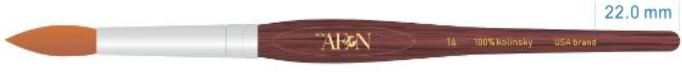Aeon Kolinsky Acrylic Nail Brush (Round) #14