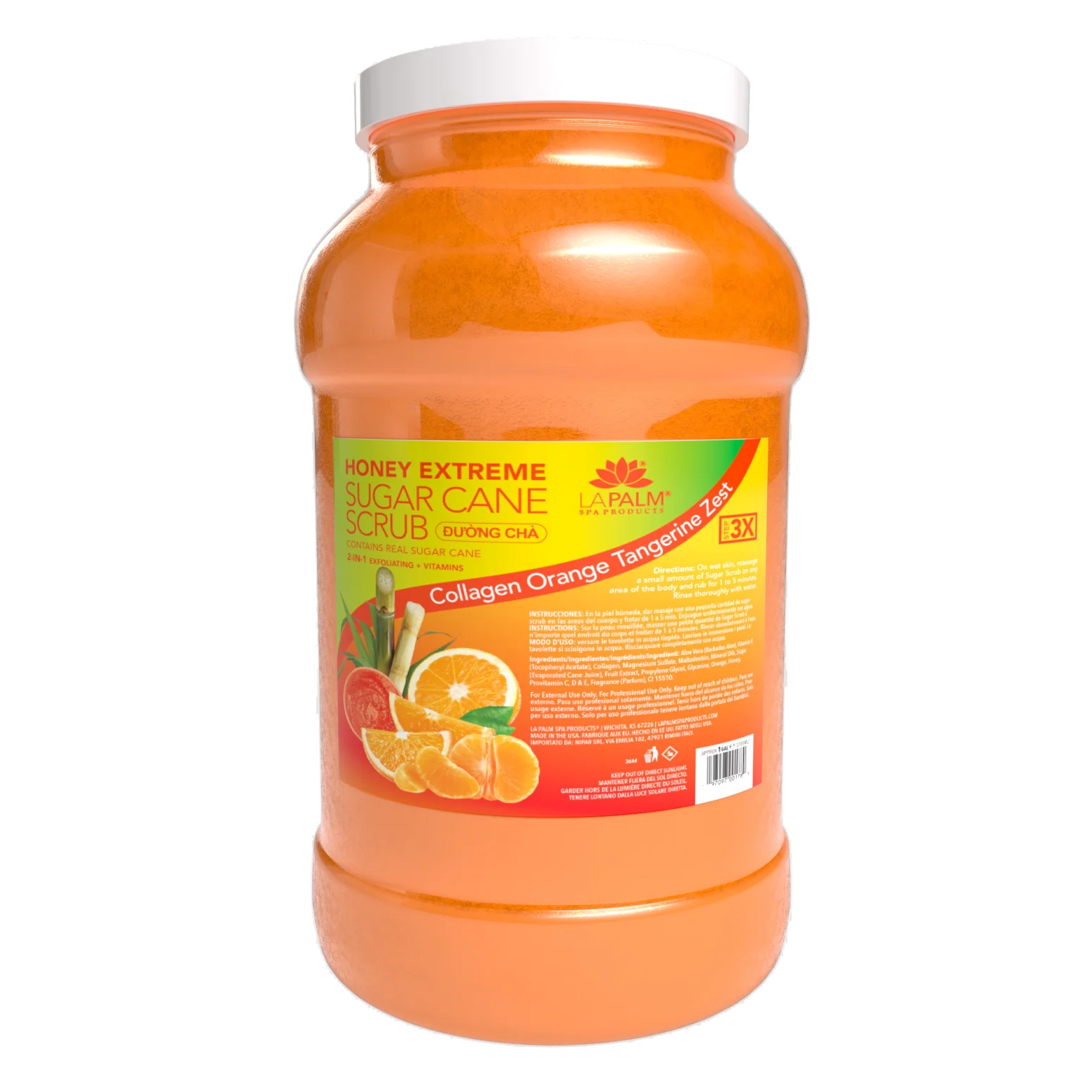 Honey Extreme Sugar Scrub Orange Tangerine Zest