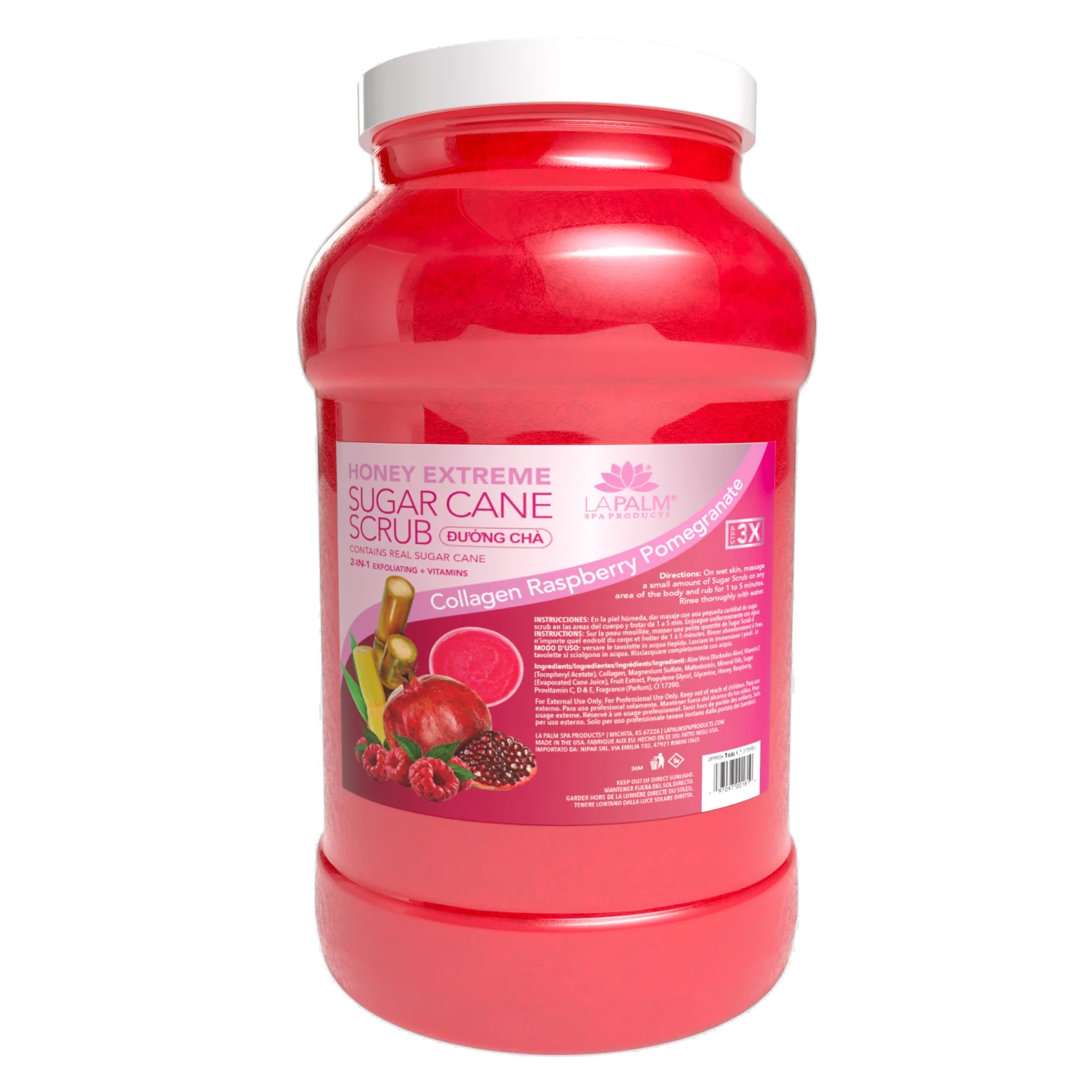 Honey Extreme Sugar Scrub Raspberry Pomegranate