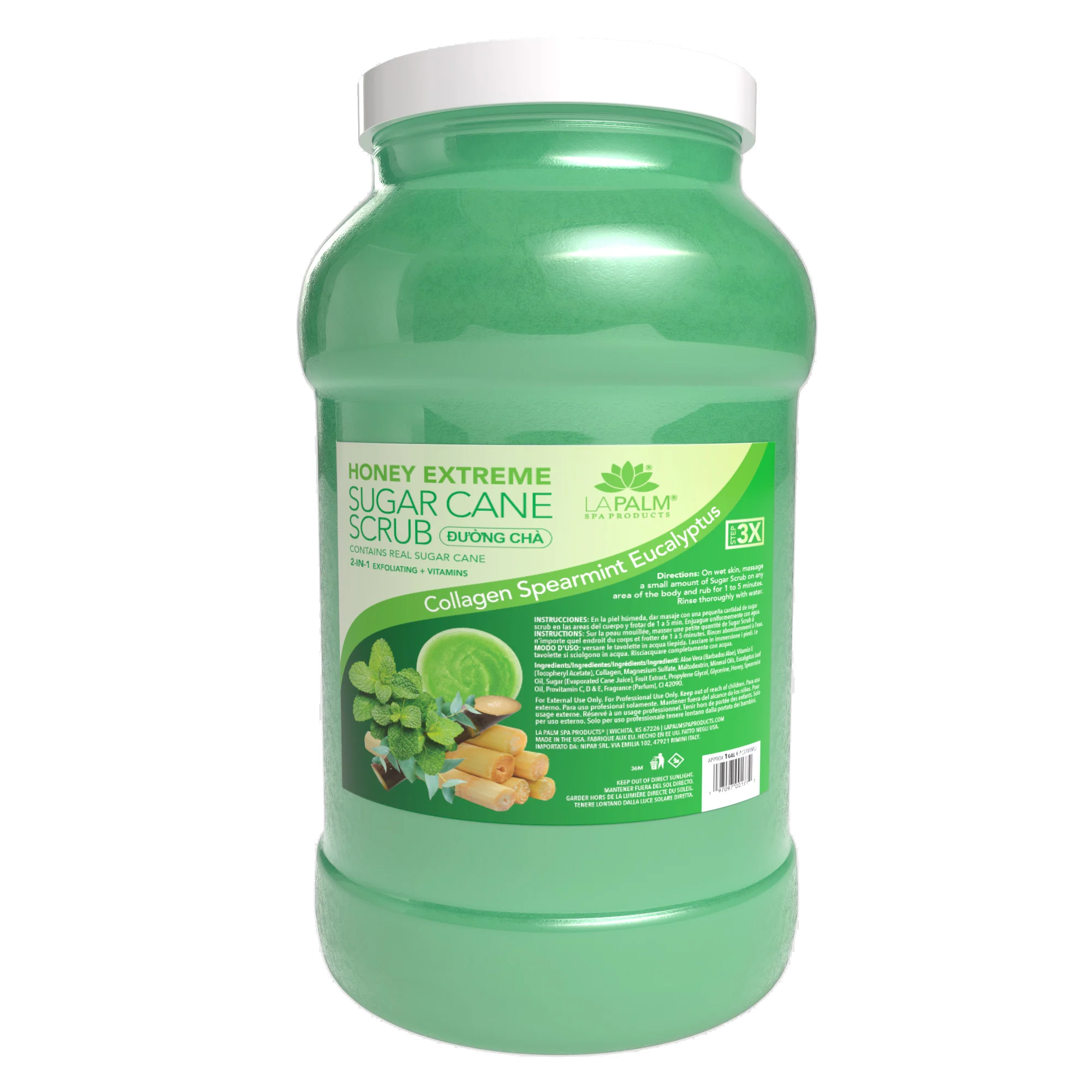 Honey Extreme Sugar Scrub Spearmint Eucalyptus