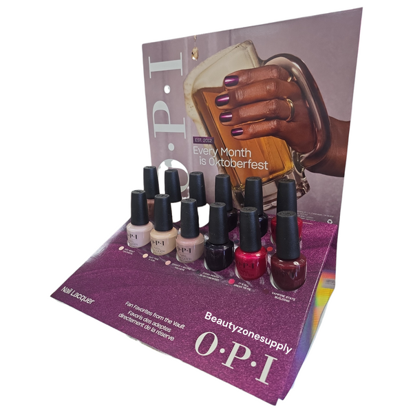 OPI Nail Lacquer Fall 2026 12pc Display Vault Must-Haves #DCF012
