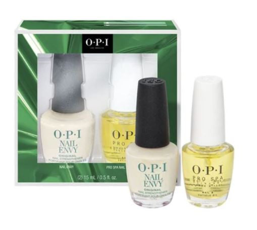OPI Nail Envy + Cuticle Oil 0.5oz Gift Set HRN49