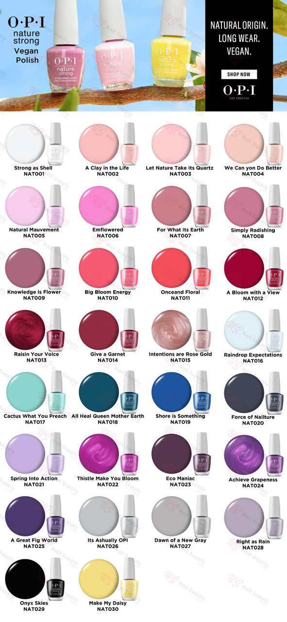 OPI Nature Strong Set Of 30 Colors