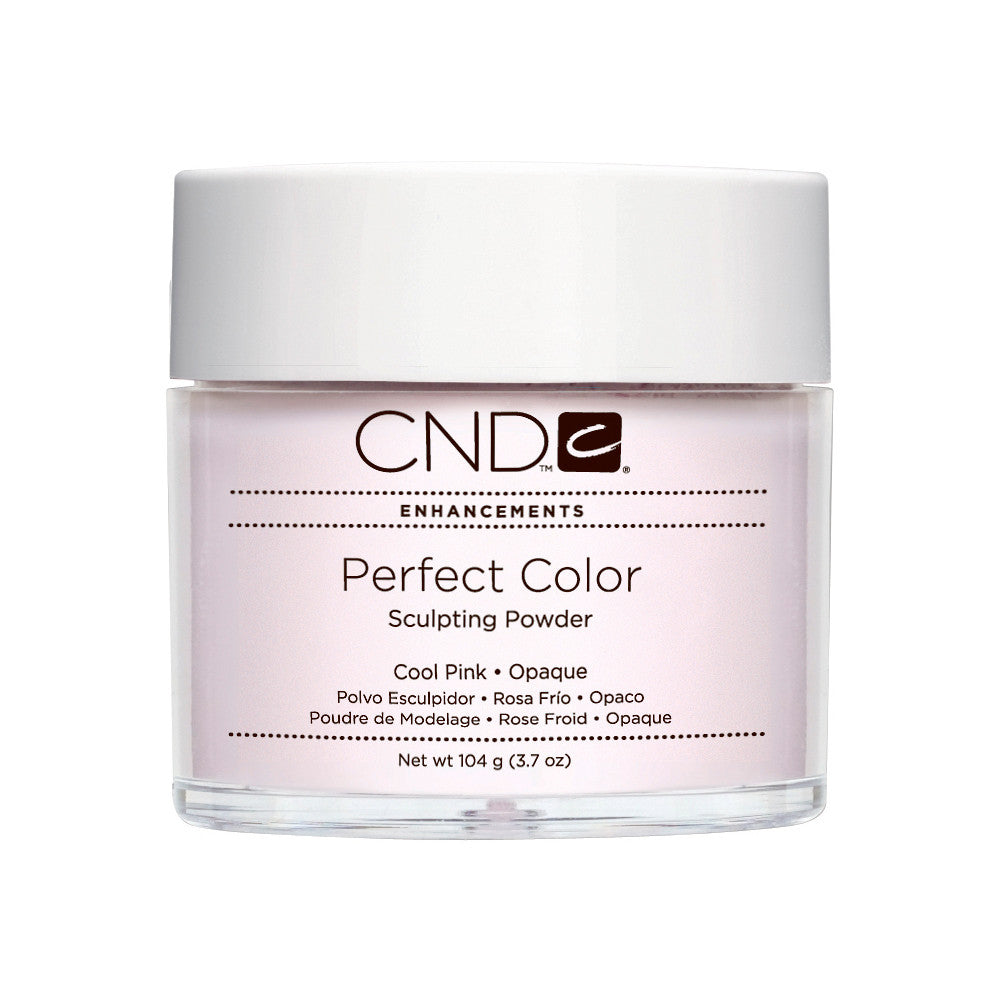 CND - PERFECT COLOR SCULPTING POWDERS - COOL PINK - OPAQUE 3.7 Oz. / 104 g