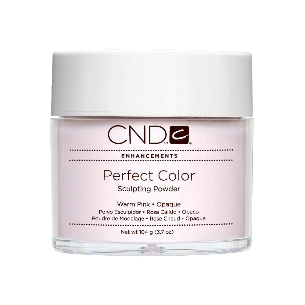 CND - PERFECT COLOR SCULPTING POWDERS - WARM PINK - OPAQUE 3.7 Oz. / 104 g