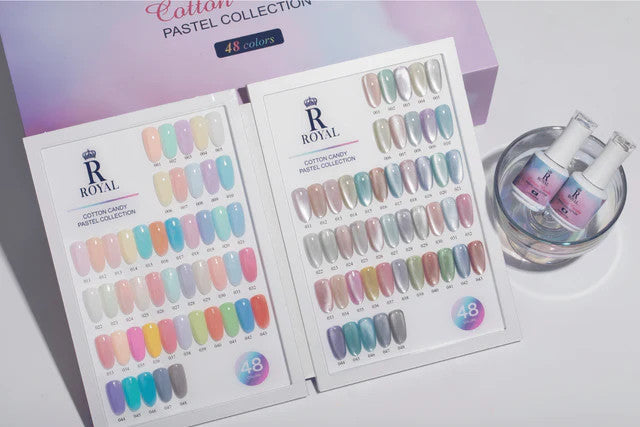 ROYAL PASTEL COTTON CANDY CAT EYE COLLECTION | 48 COLORS