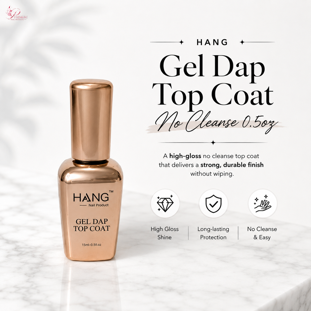 HANG Gel Dap Top Coat No Cleanse 0.5oz