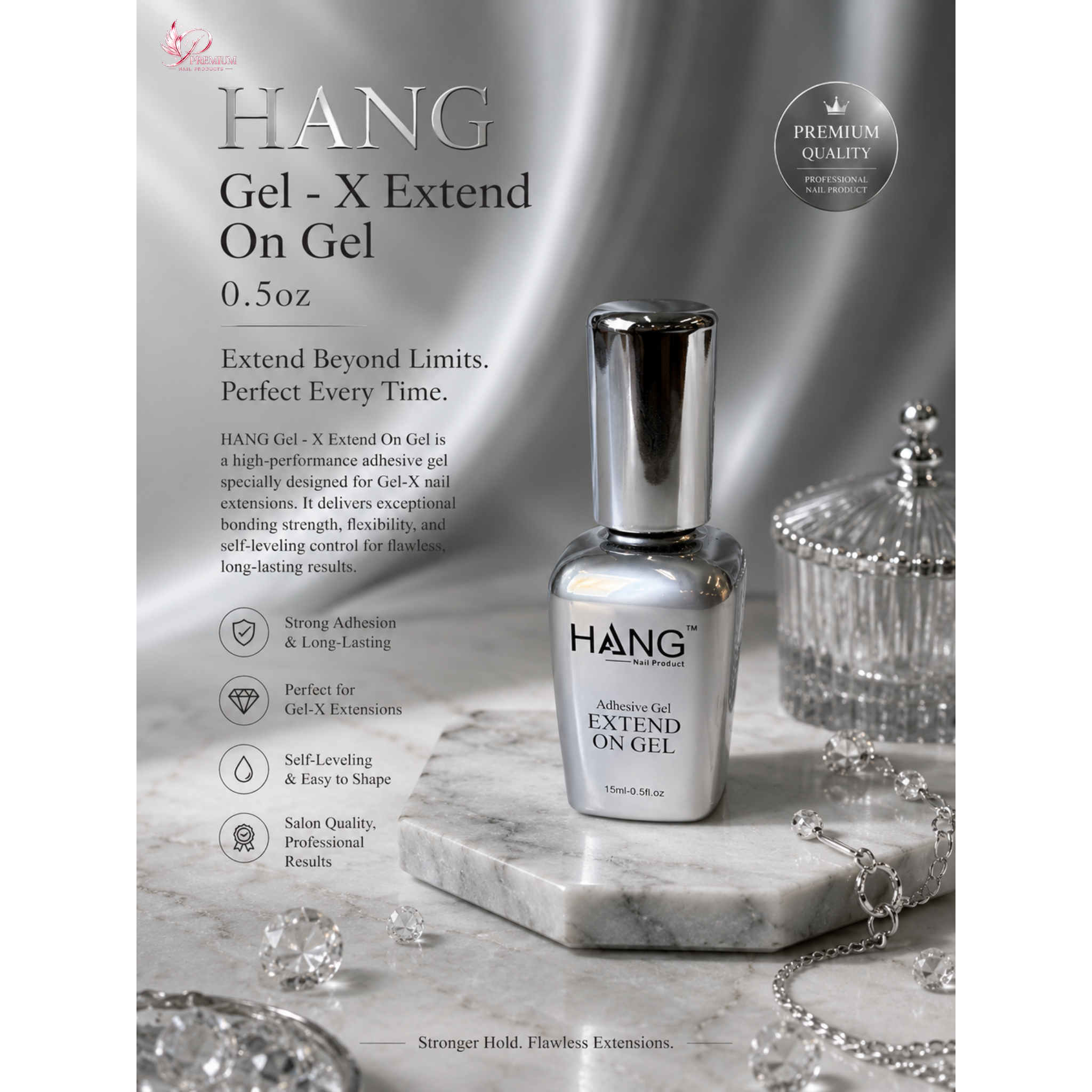 HANG Gel - X Extend On Gel 0.5oz