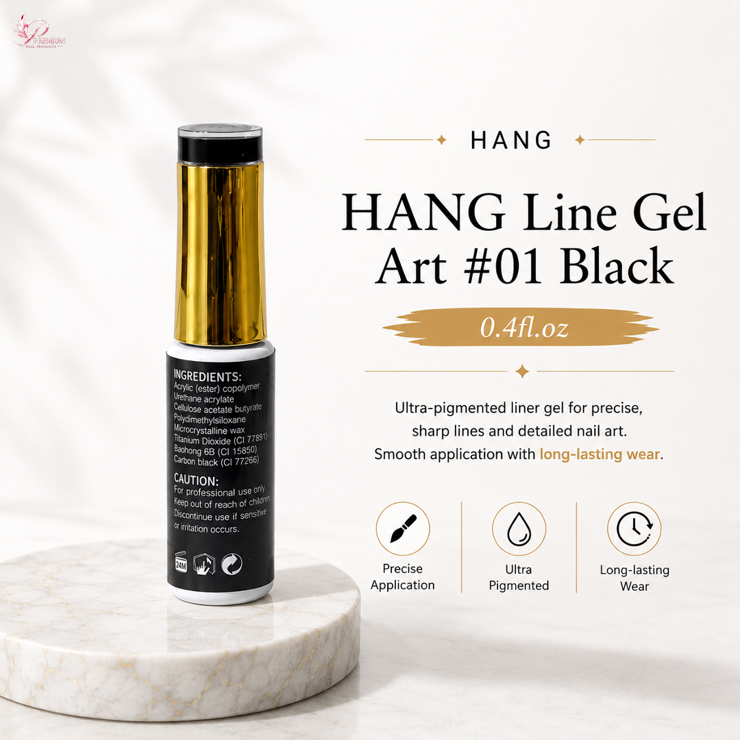 HANG Line Gel Art #01 Black 0.4fl.oz
