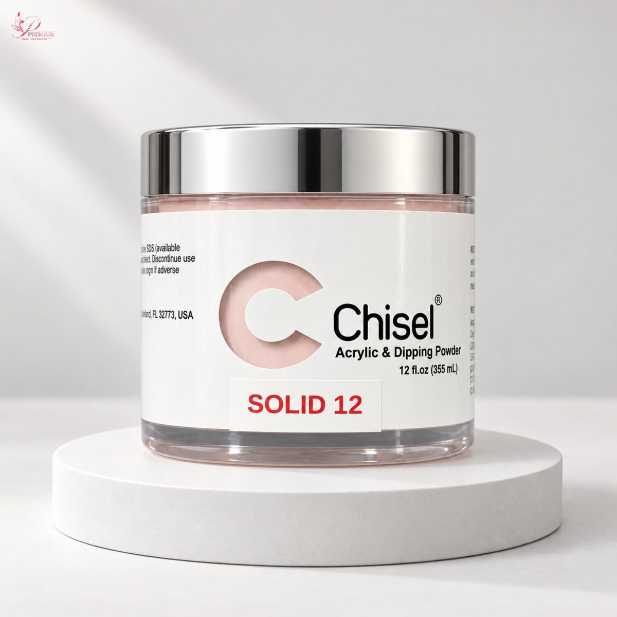 Chisel Dip Powder Refill 12oz - SOLID 12