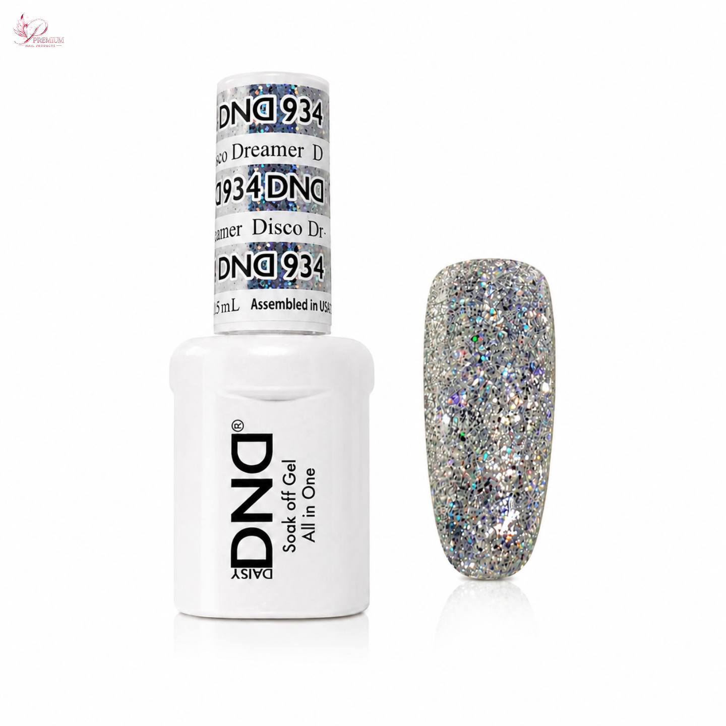 DND Gel Super Platinum #934 Disco Dreamer
