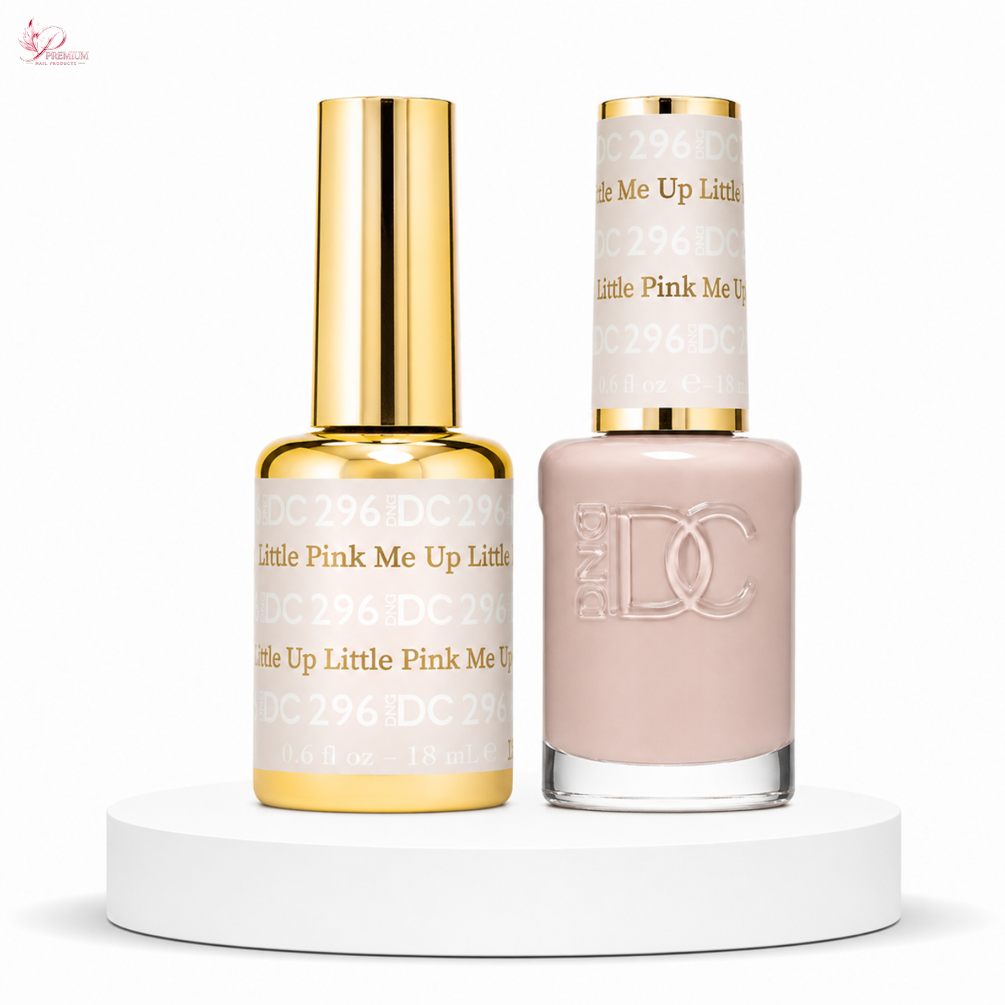 DND DC DUO GEL #296 LITTLE PINK ME UP