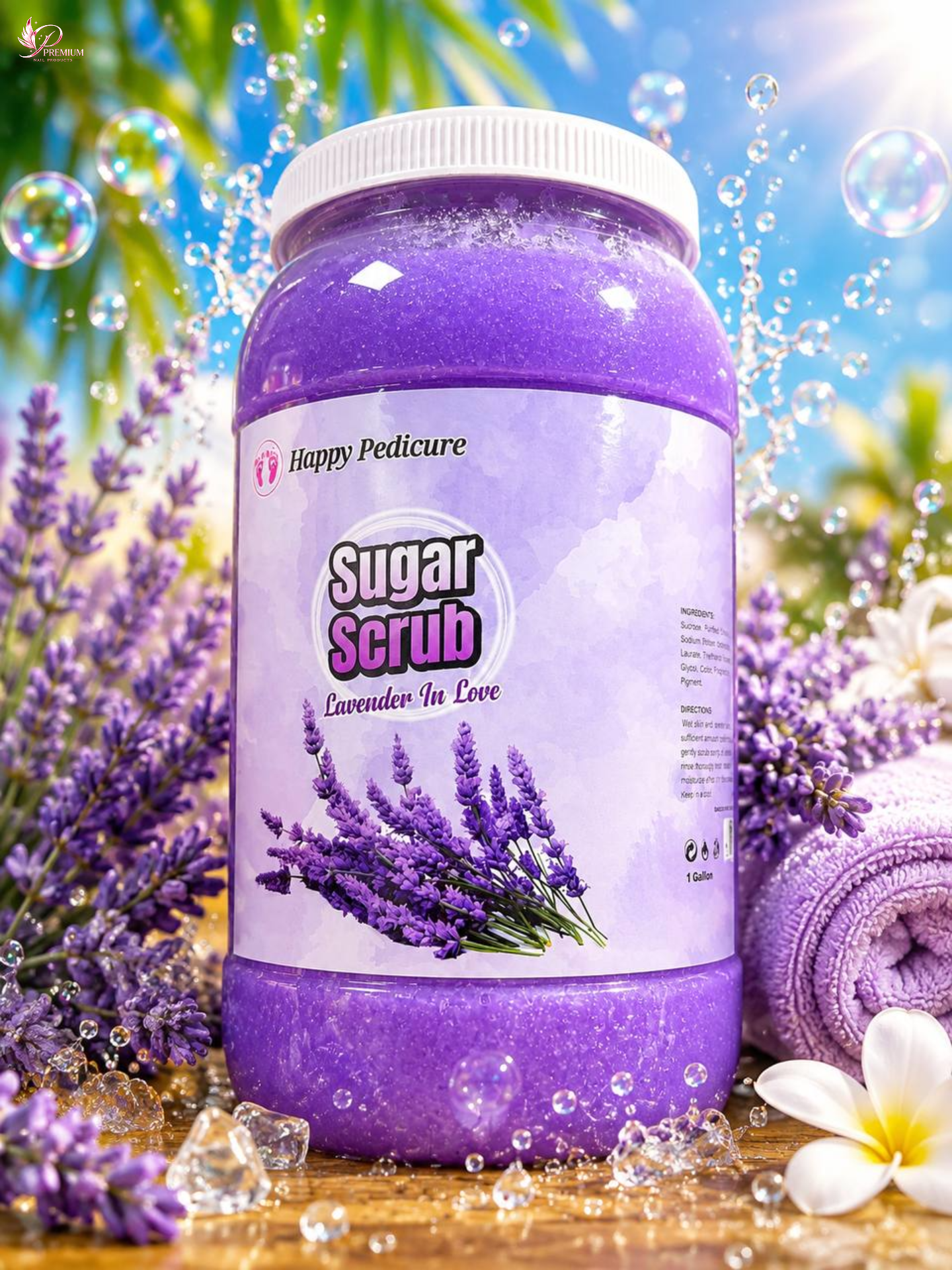 Happy Pedicure Sugar Scrub Gal - Lavender in Love
