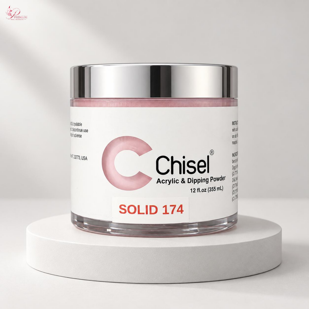 Chisel Dip Powder Refill 12oz - SOLID 174