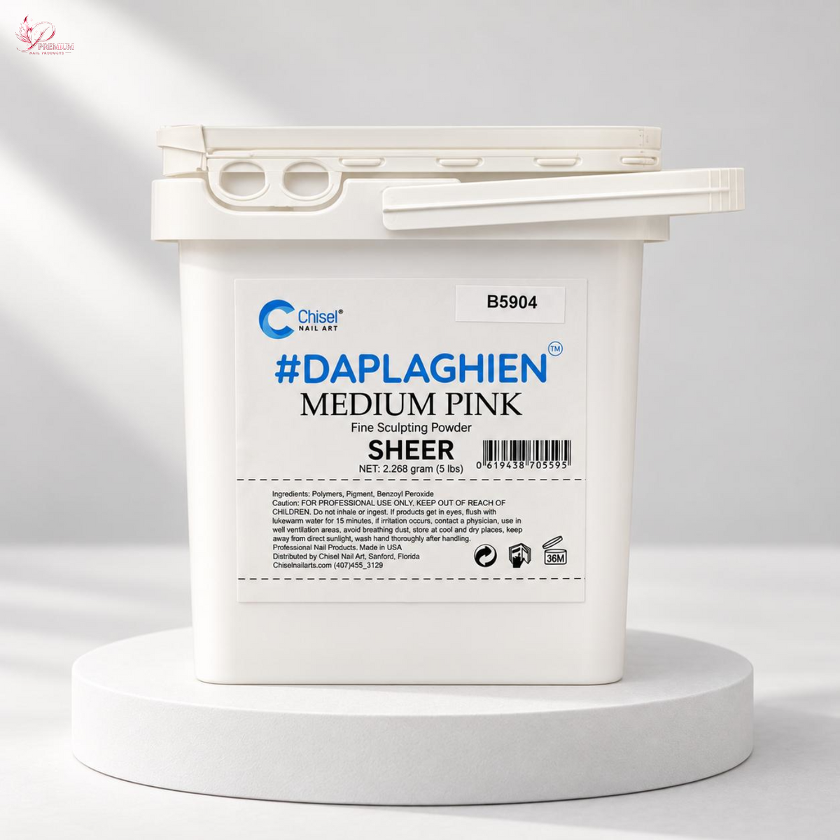 Chisel Fine Sculpting Powder 5 lbs - Medium Pink