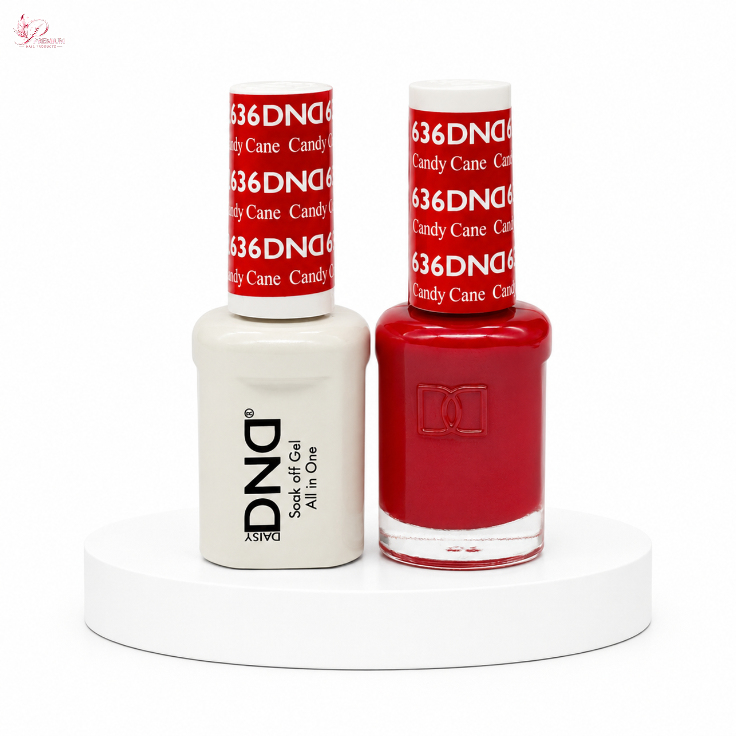 DND Duo Gel #636 Candy Cane