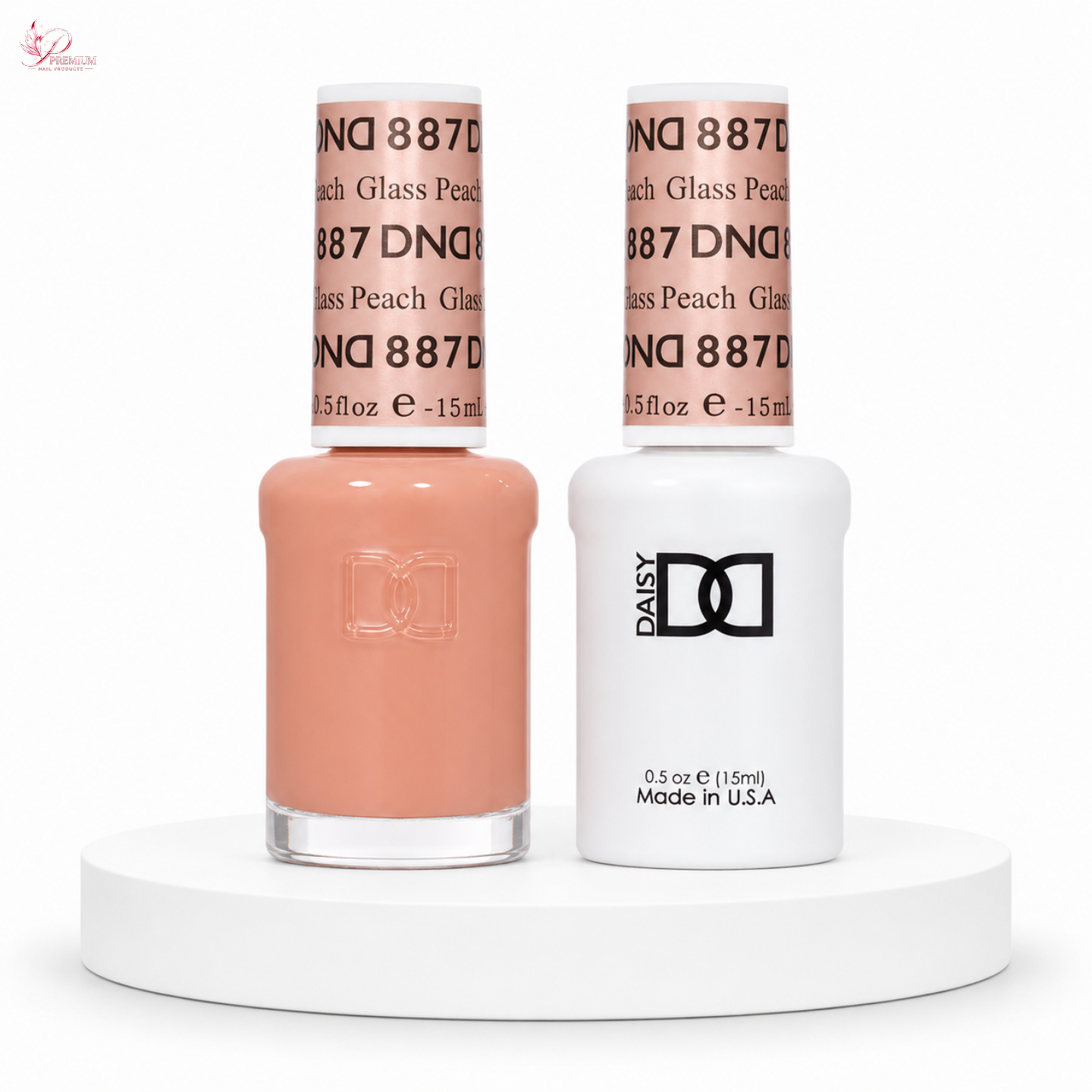 DND Duo Gel #887 Glass Peach