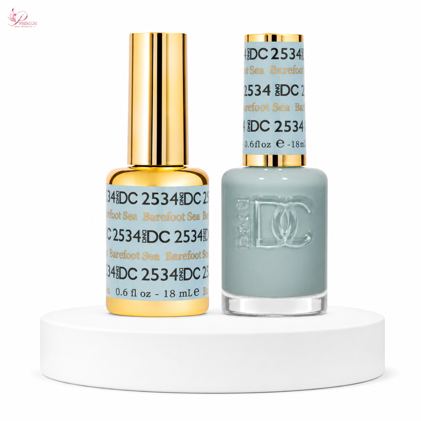 DND DC Duo Gel #2534 Barefoot Sea