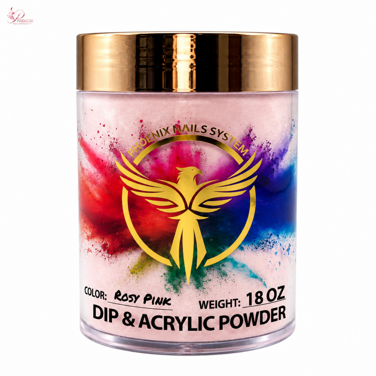 Phoenix Dip & Acrylic Powder 18oz - S06 (Rosy Pink)