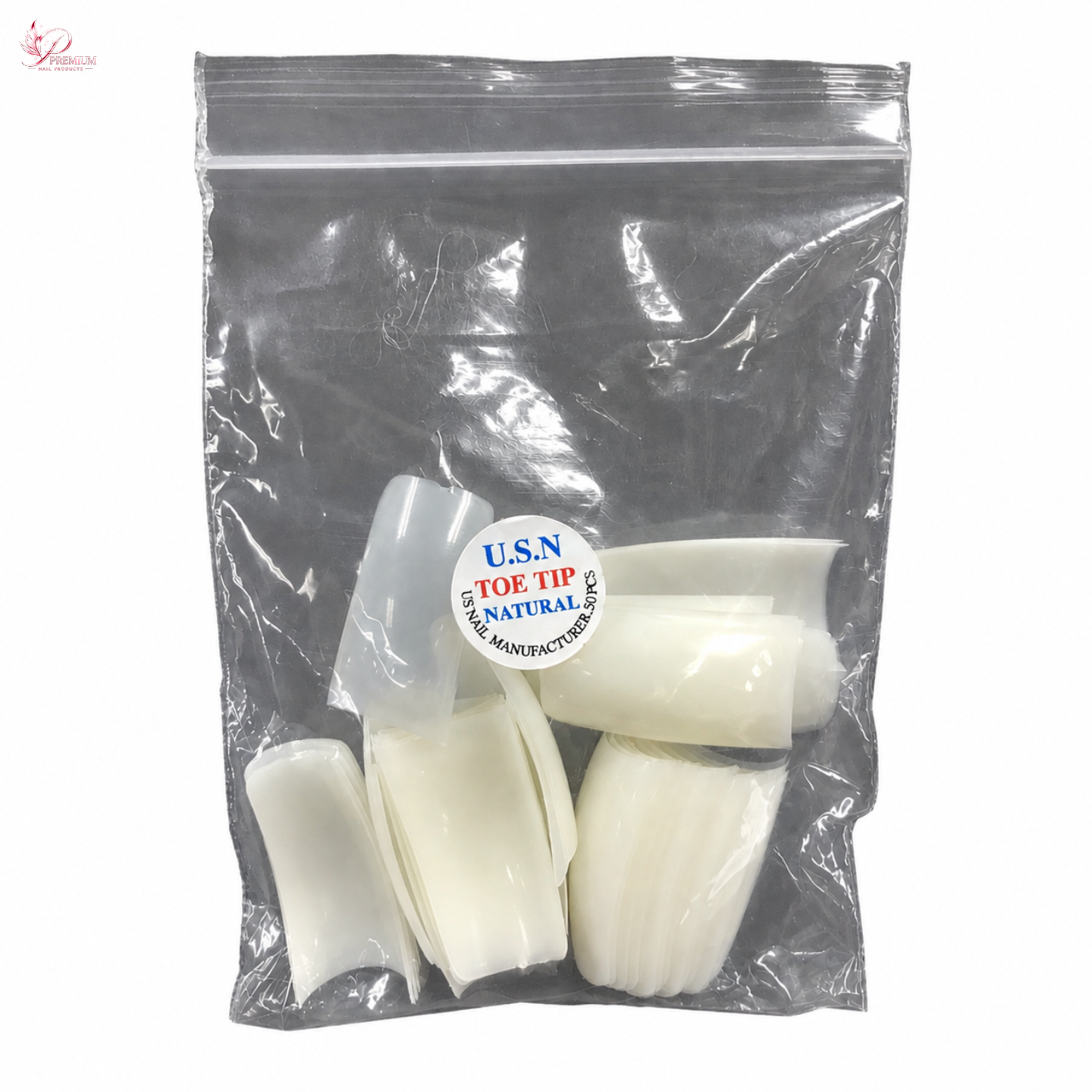 USN - Toe Tip Natural 50pcs