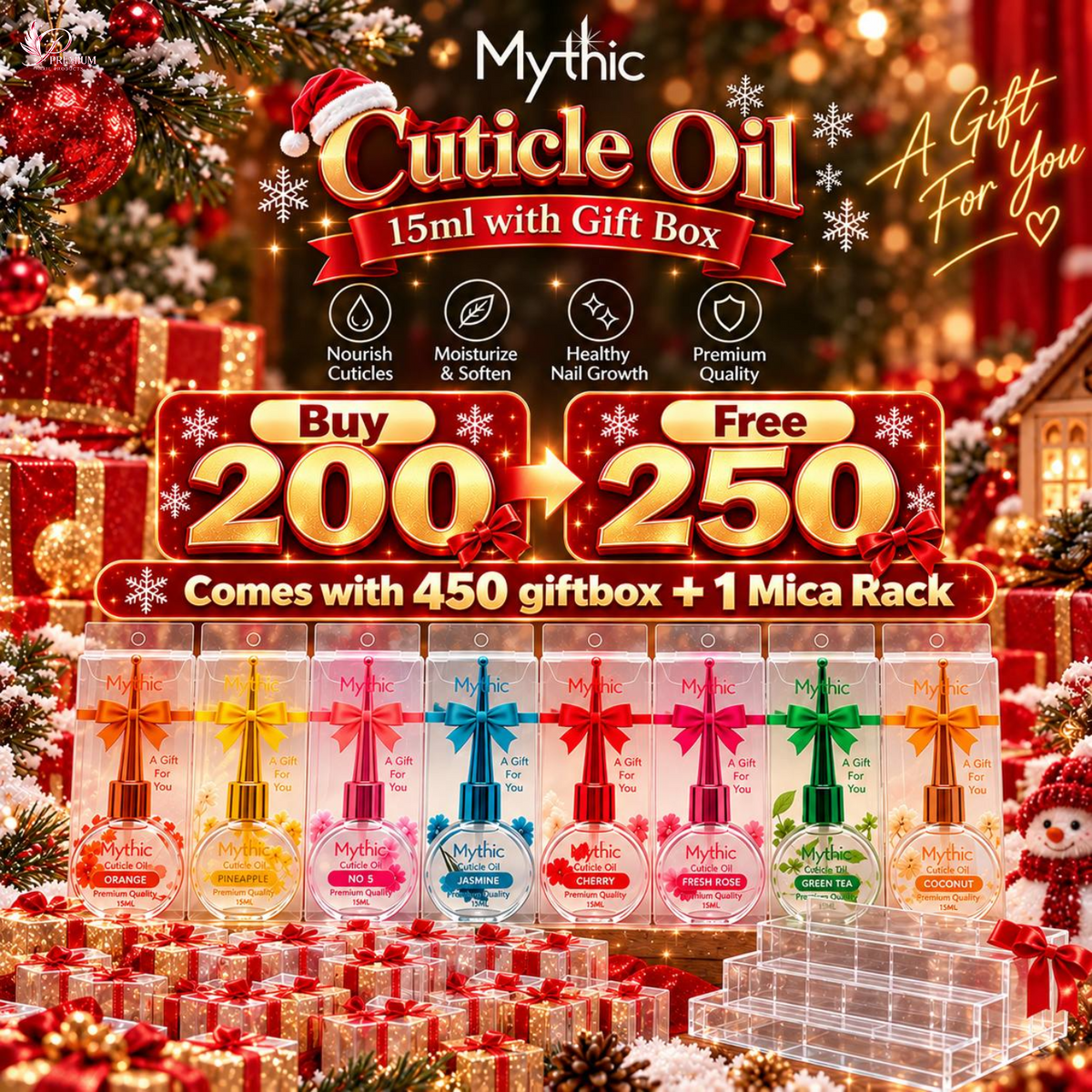 Mythic Cuticle Oil 15ml with Gift Box