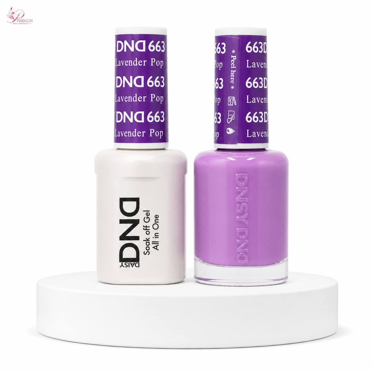 DND Duo Gel #663 LAVENDER POP