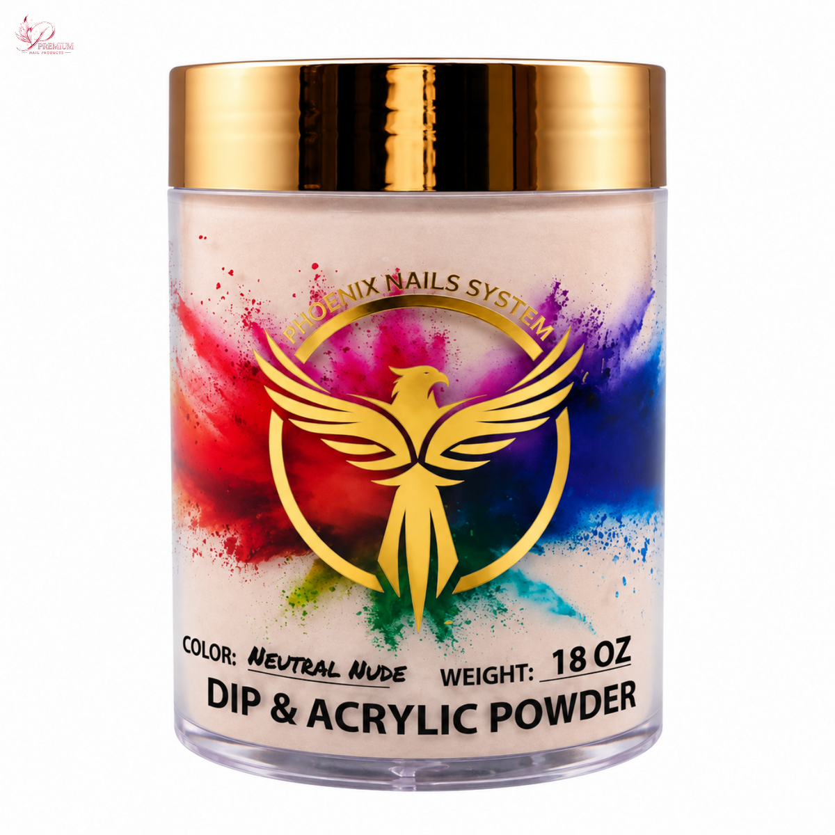 Phoenix Dip & Acrylic Powder 18oz - S12 (Neutral Nude)