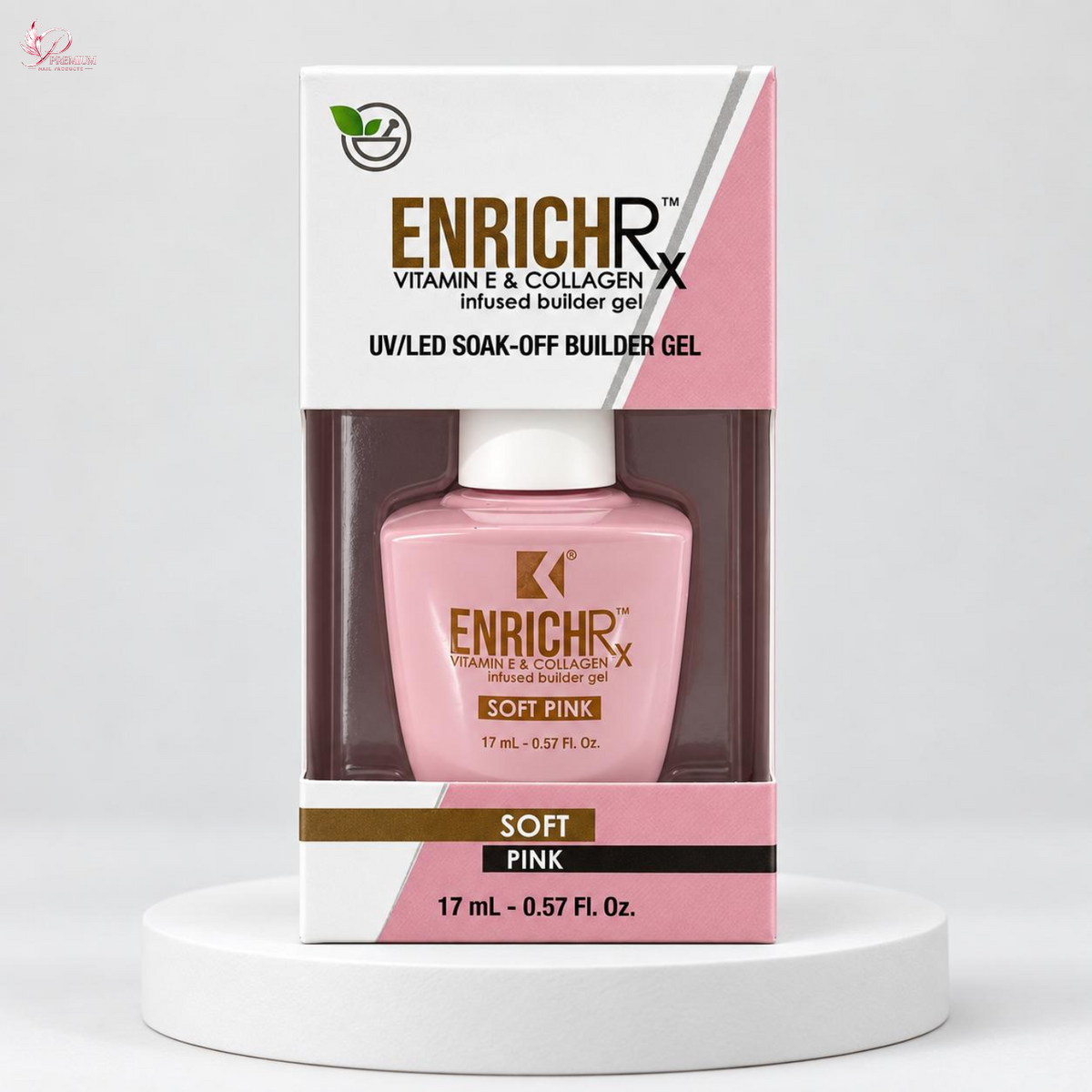 ENRICHRx Infused Builder Gel 0.57 fl. oz. - Soft Pink