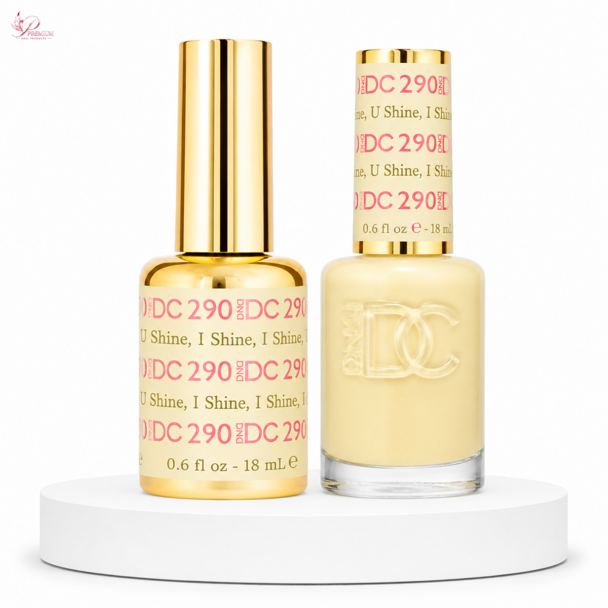 DND DC DUO GEL #290 U SHINE, I SHINE