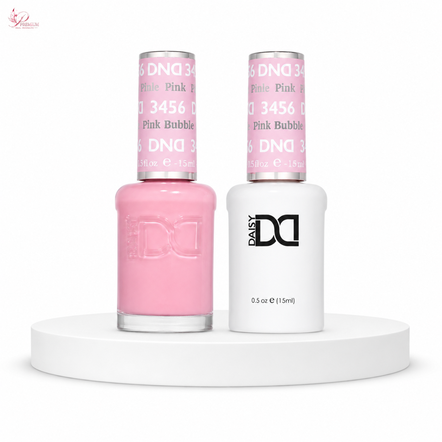 DND Gel + Lacquer Duo #3456 Pink Bubble