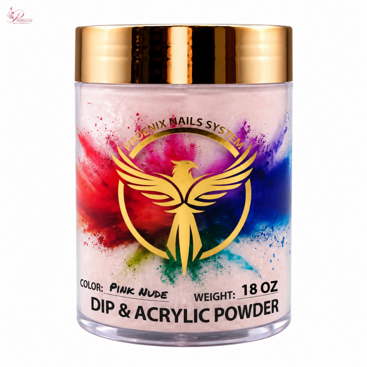 Phoenix Dip & Acrylic Powder 18oz - S07 (Pink Nude)