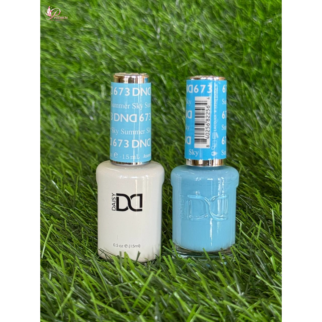 DND Duo Gel #673 SUMMER SKY