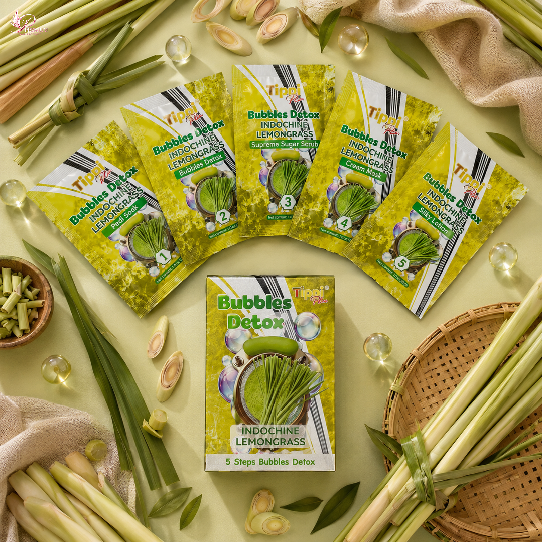 Tippi Plus Bubble Detox 5 Steps - Indochine Lemongrass