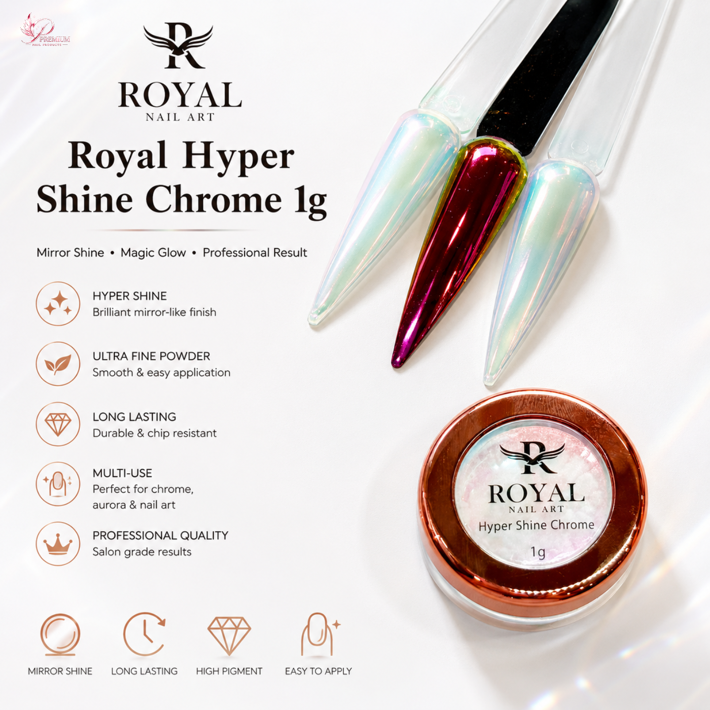 Royal Hyper Shine Chrome 1g