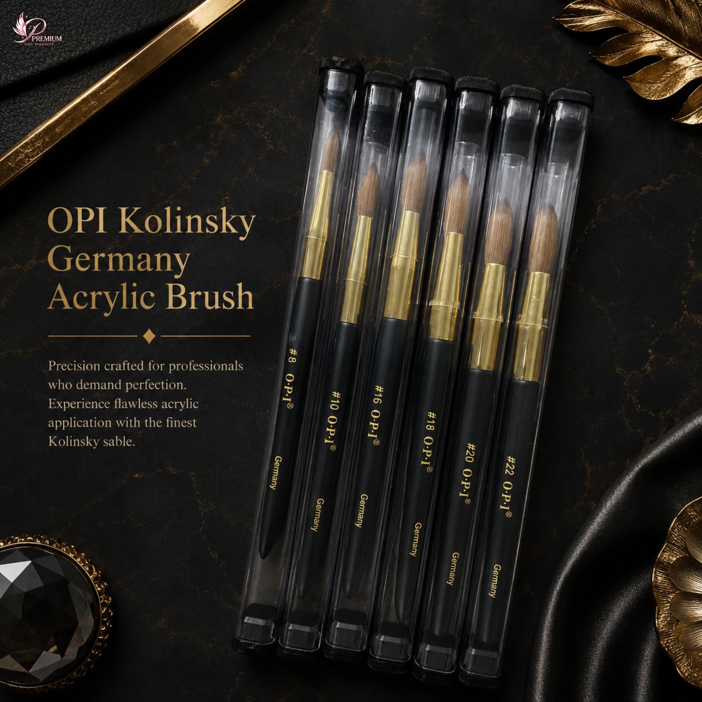 OPI Kolinsky Germany Acrylic Brush No.18
