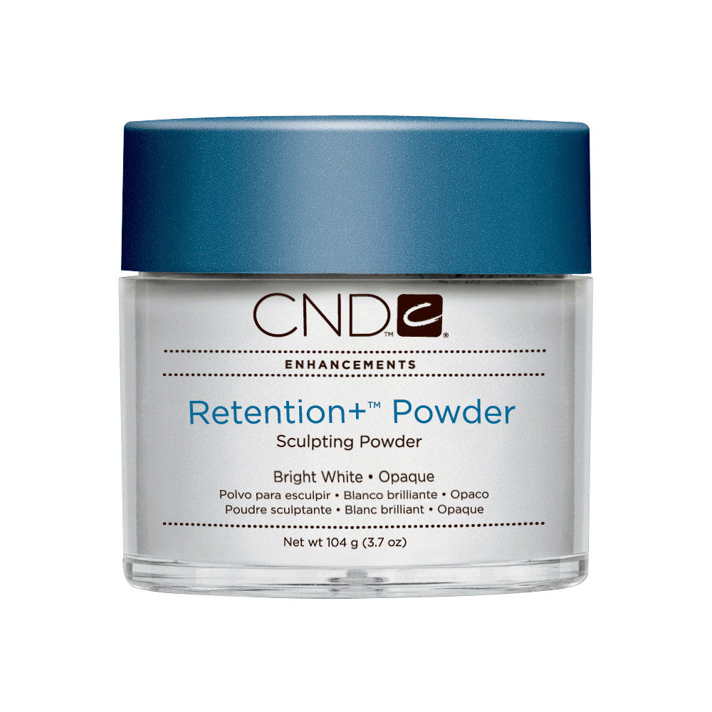 CND - RETENTION+® SCULPTING POWDERS - BRIGHT WHITE - OPAQUE 3.7 Oz. / 104 g