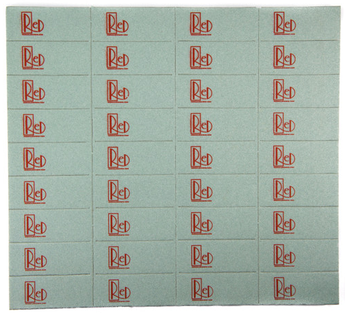 Red Nail Design Shiny Buffer Sheet 36pcs