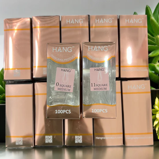 HANG Gel-X Tips Refill 100pcs - Square Medium