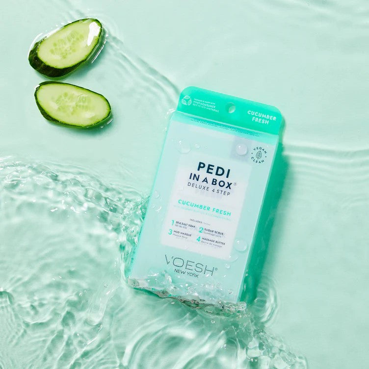VOESH Pedi in a Box (4 Steps) Cucumber Fresh set