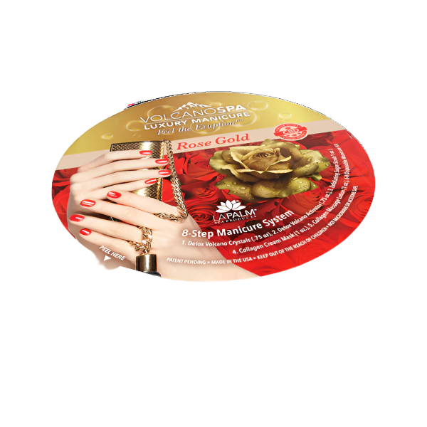 VolcanoSpa® Luxury Manicure In A Bowl with CBD – Rose Gold