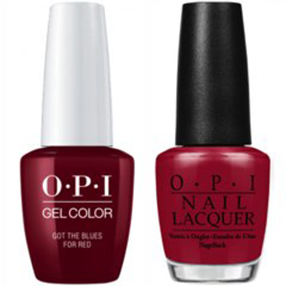 OPI Matching Set Got the Blues for Red W52