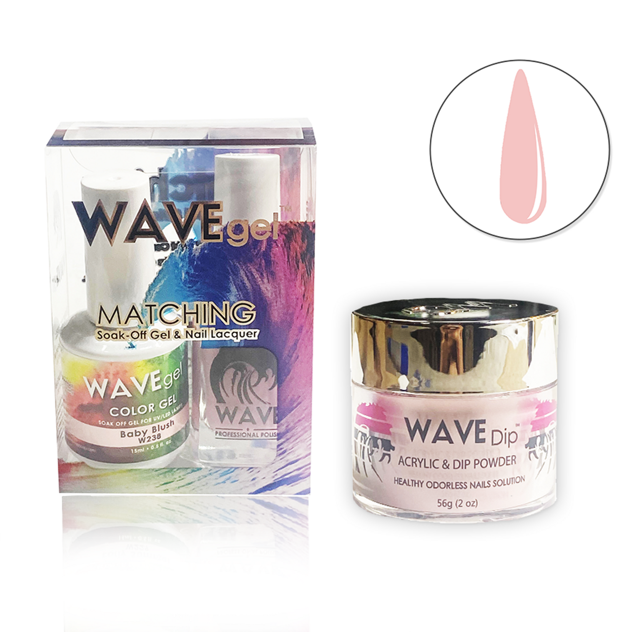 WAVEGEL 3IN1 MATCHING (GEL+LACQUER+DIP) - #230(W230) Island Impact