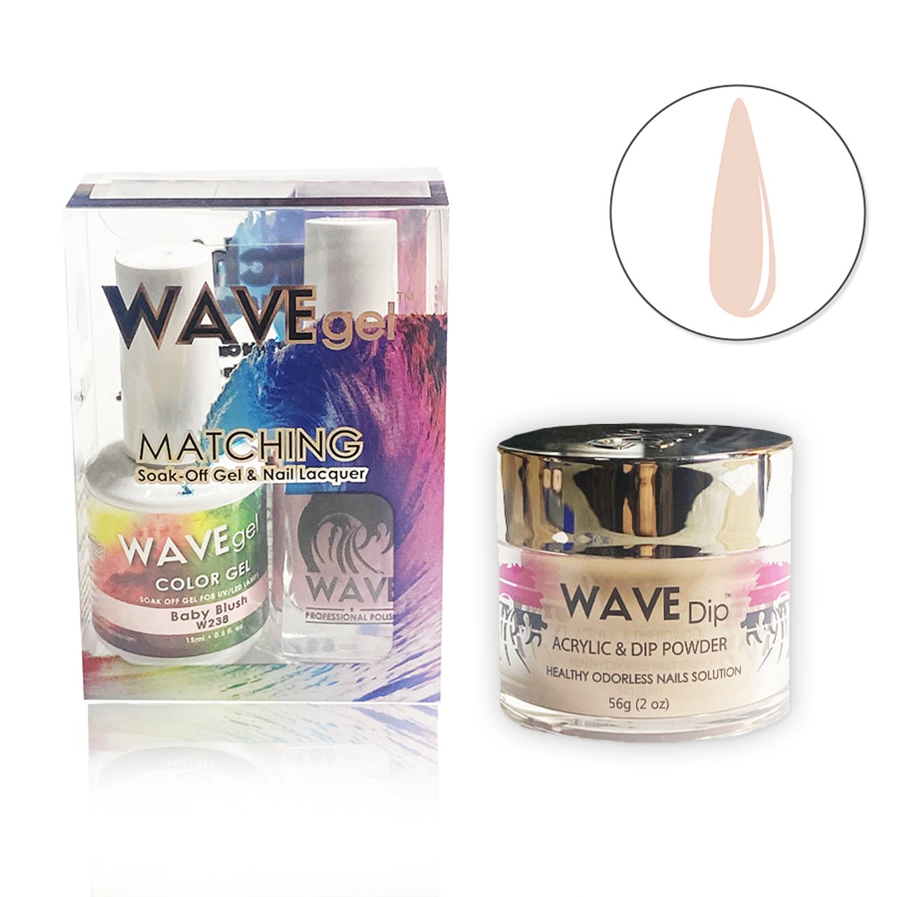 WAVEGEL 3IN1 MATCHING (GEL+LACQUER+DIP) - #233(W233) Caramel Cane