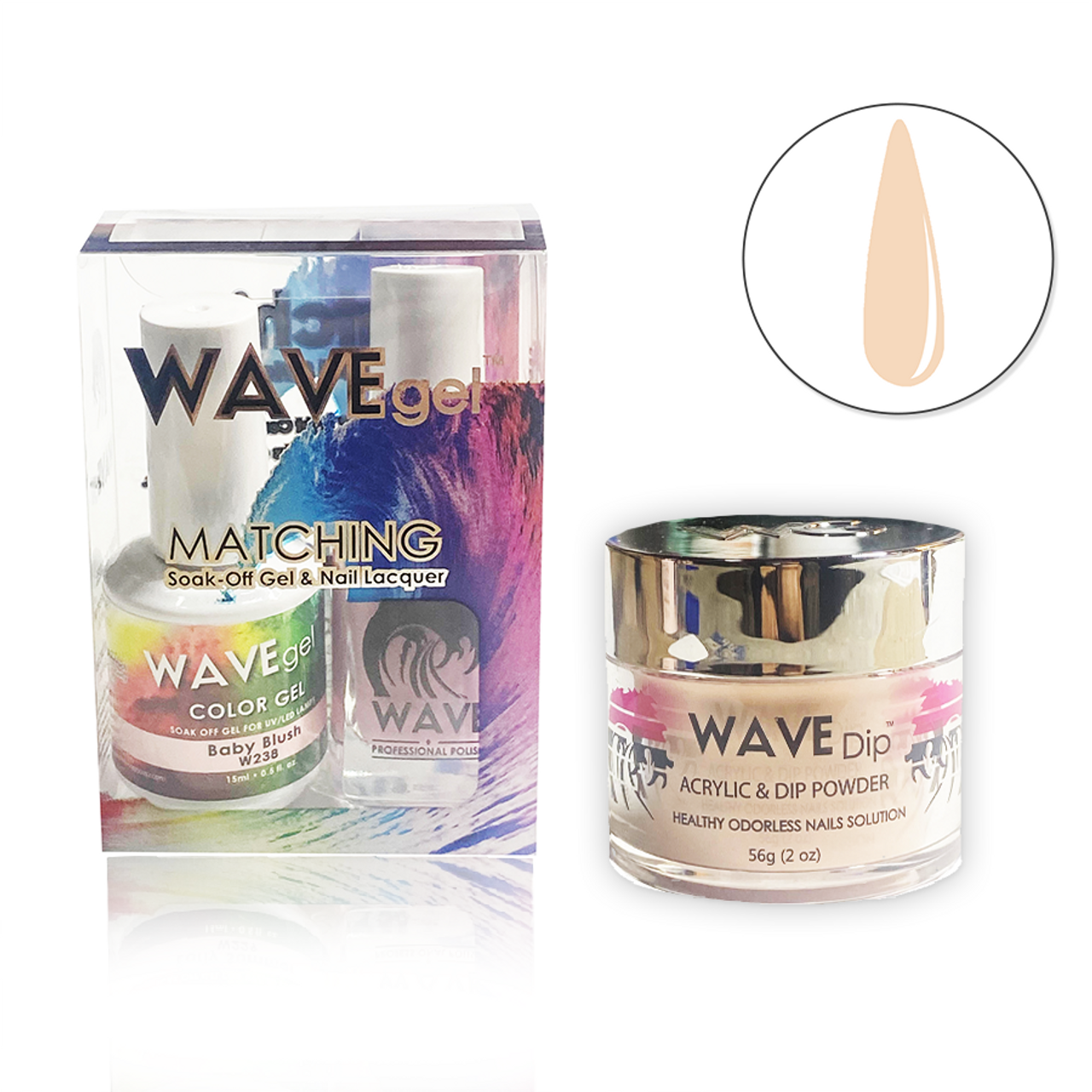 WAVEGEL 3IN1 MATCHING (GEL+LACQUER+DIP) - #235(W235) Find The Light