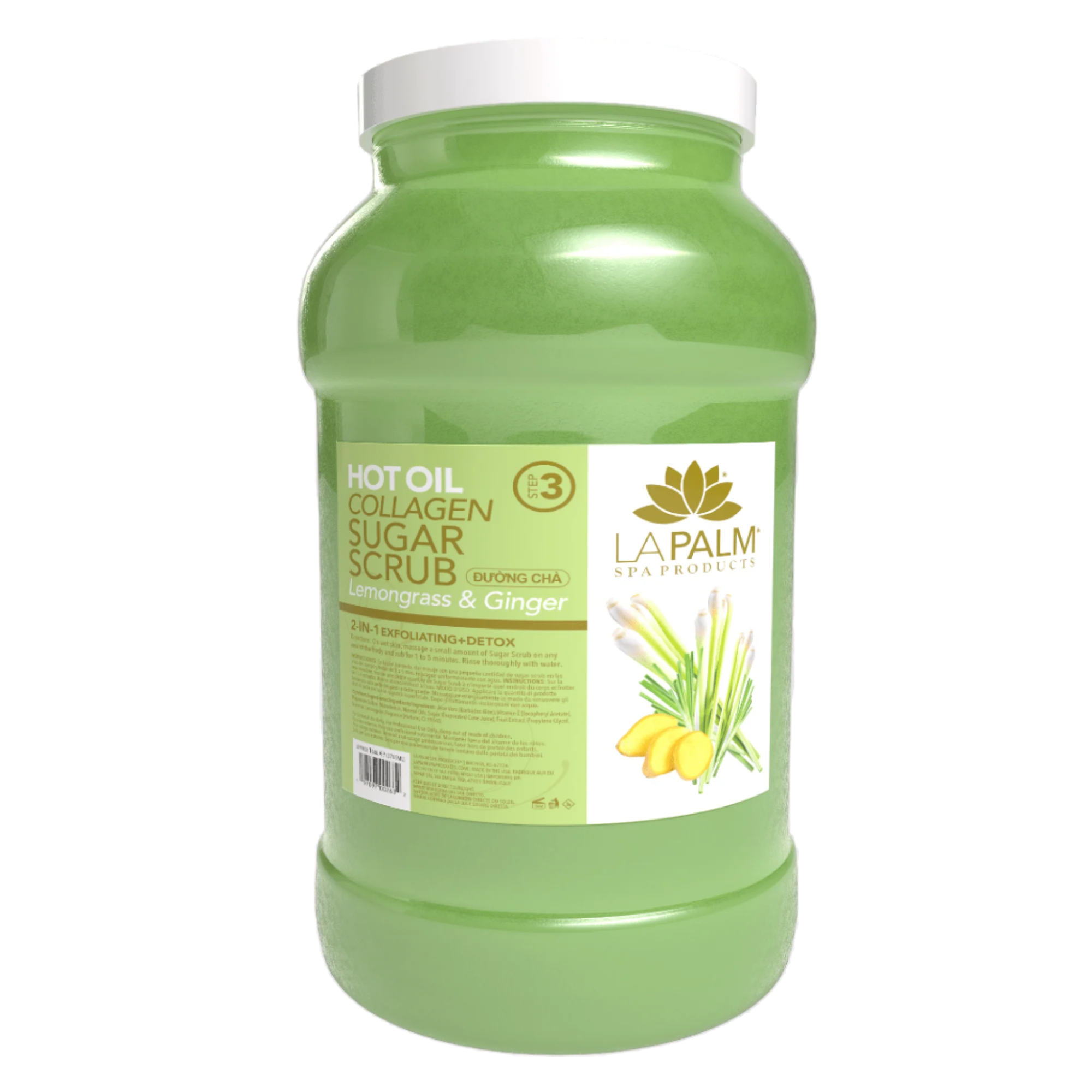 Hot Oil Sugar Scrub Lemongrass & Ginger