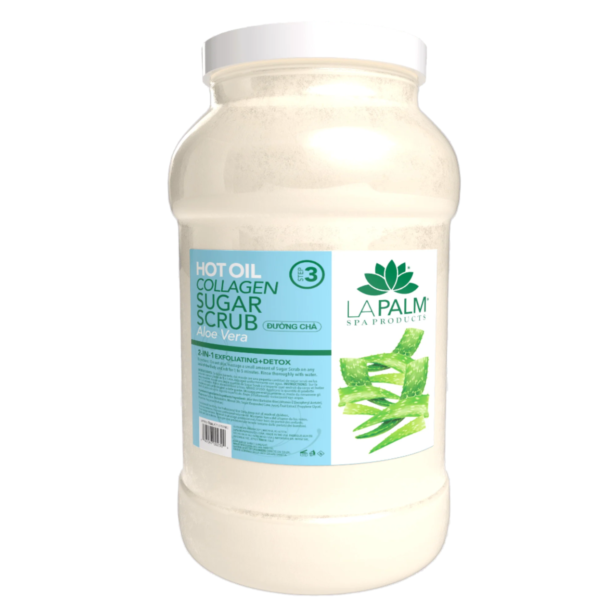 Hot Oil Sugar Scrub Aloe Vera