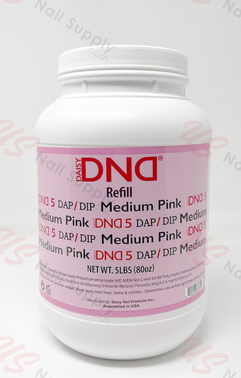 DND DAP DIP REFILL 5LB (80OZ) - MEDIUM PINK