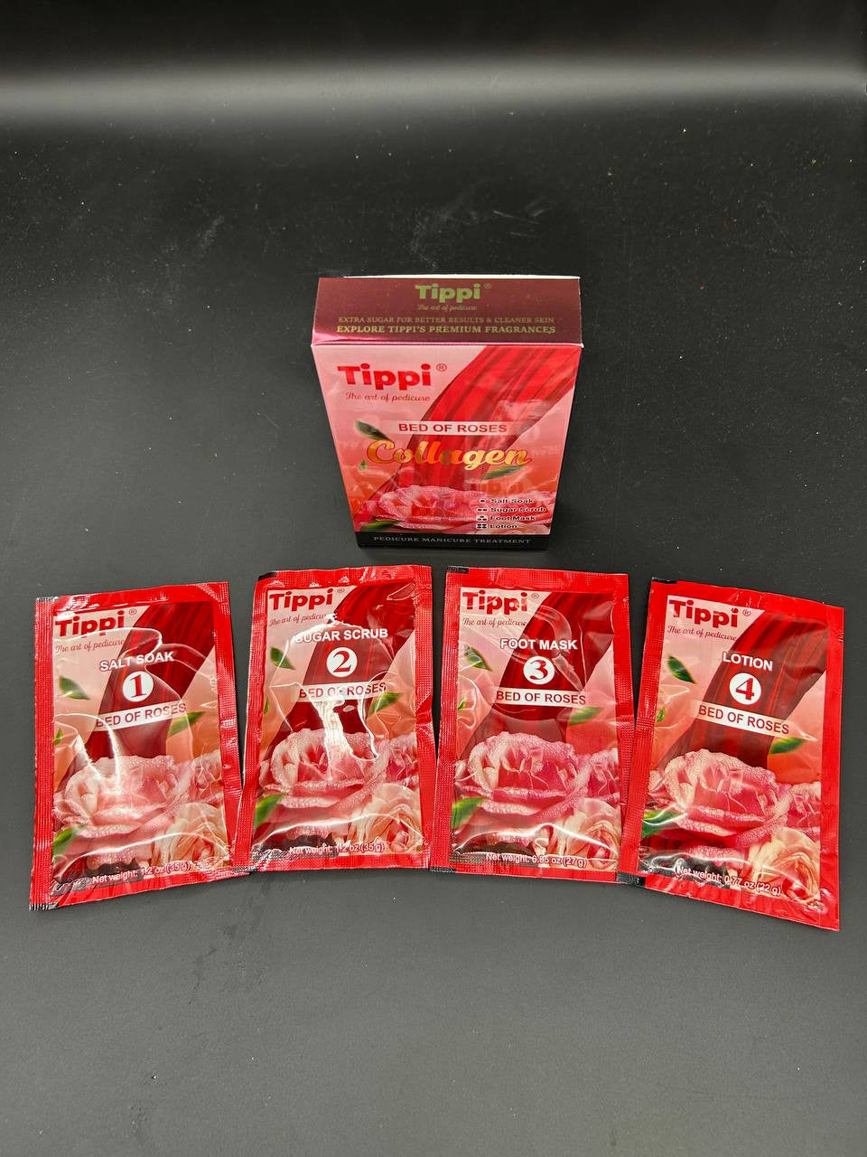 Tippi Collagen Pedi in a Box 4in1 - Bed of Roses